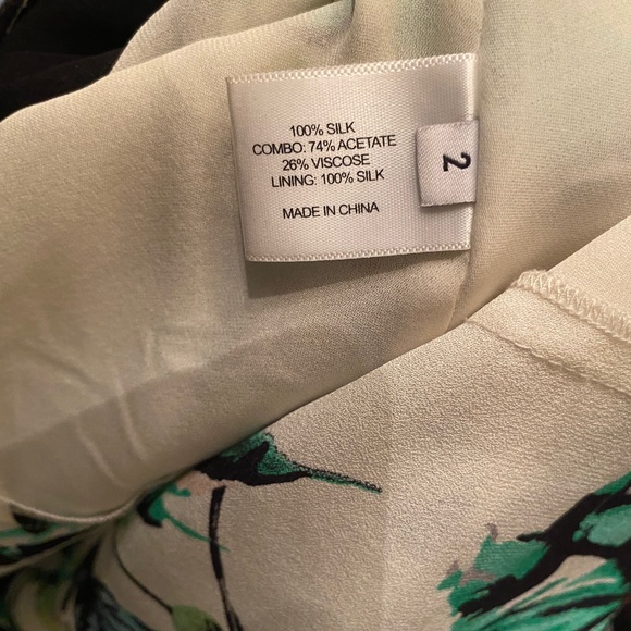 PROENZA SCHOULER Silk Long Sleeve Top Size 2 - Picture 4 of 7